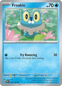 Froakie 056/197 | Fiamme Ossidiana | Comune Non Holo | Carta Pokémon NM - Foto 1 di 1