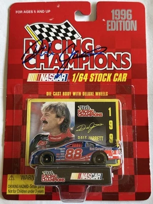 Racing Champions #88 Dale Jarrett 1996 Nascar Ford Quality Care Ford Signed 1:64 - Image 1 of 4