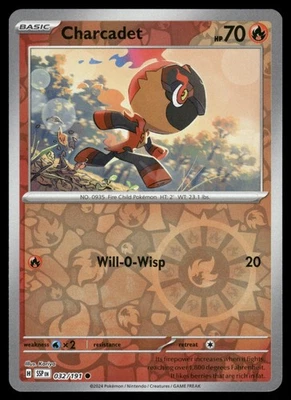 Charcadet 032/191 SSP SV08: Surging Sparks Reverse Holo NM - Image 1 of 2