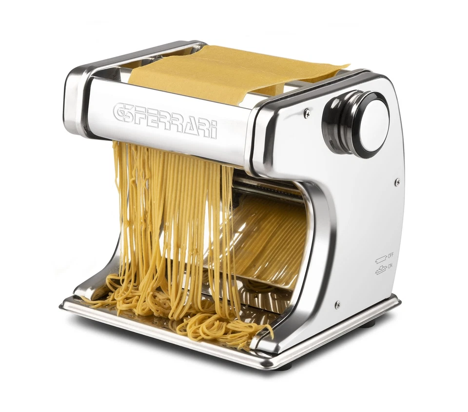 Macchina per la pasta automatica con motore 3 rullli da 18cm, Corpo inox - Immagine 1 di 1