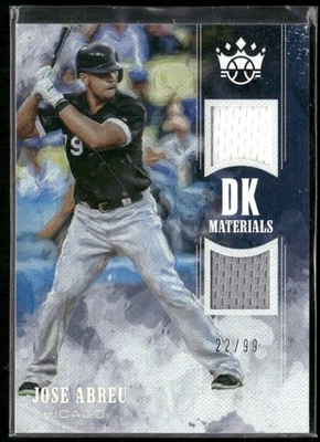 Jose Abreu 2018 Panini Diamond Kings Materials Holo Silver #DKM-JA White Sox /99 - Image 1 of 2