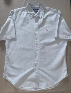 Ralph Lauren Classic Fit Blue Men’s Size Large Button Down Shirt - Picture 1 of 5
