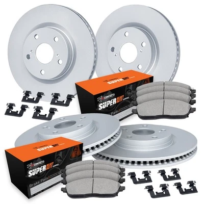 For Dodge Magnum 06-08 R1 Concepts Front & Rear Brake Kit w Super Duty Pads Foto 1 de 2