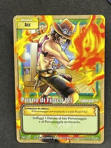 ONE PIECE TCG PROMO PUGNO DI FUOCO [2] G3-W15 ITA NM - Picture 1 of 2
