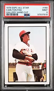 PSA 9 MINT CARLTON FISK HOF 1978 SSPC ALL-STAR #180 GRADED RED SOX *TPHLC-7818 - Picture 1 of 2