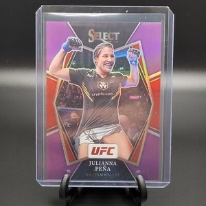 2022 Select UFC JULIANNA PENA #183 Premier Level PURPLE HOLO PRIZM SSP #/60