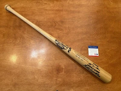 Eddie Mathews Autographed Signed 34” Louisville Slugger Bat LE w/Inscr (PSA) - Image 1 of 4