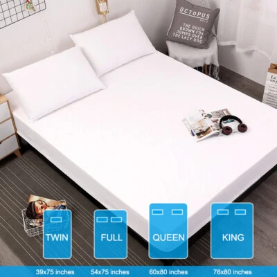 Sábana Ajustable Ultra Suave Bolsillo Profundo Sábana Ajustable Solo para Colchón Profundo 12"-18" Foto 1 de 4