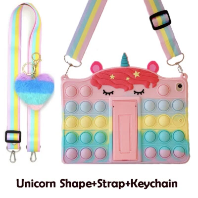 Unicorn Shockproof Kids Case Push It Bubble For Samsung Galaxy Tab A8 10.5" X200