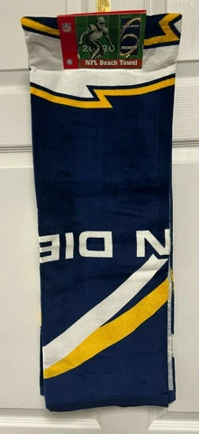 NFL San Diego Chargers 30" x 60" Beach Towel Cover