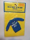 Vintage fashion dolls 11 1/2 inch I'm A Toys "R" Us Kid! sweatshirt BLUE