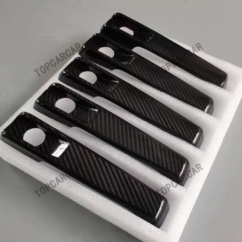 for Mercedes Benz G class CARBON door HANDLE COVER TRIM for G63 w463 w464 w463a - Image 1 of 4