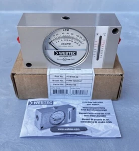 Indicatore di flusso in linea 6000 Psi - 420 Bar FI750 / 120ANOT - 3/4" NPSF - WEBTEC - Foto 1 di 11