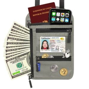 Multifunctional Slim Passport Holder Rfid Blocking Document Protective Cover