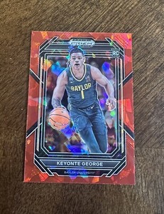 Keyonte George 2023 Panini Prizm Draft Picks Red Ice Prizm #47 RC