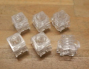 6x Lego Technic Zubehör Zylinderblock / Zylinder Block - transparent - Bild 1 von 1