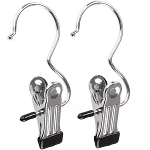 20 Pcs Laundry Hooks Boot Hanger Hold Clips Portable Stainless Steel Boot Hanger - Picture 1 of 7