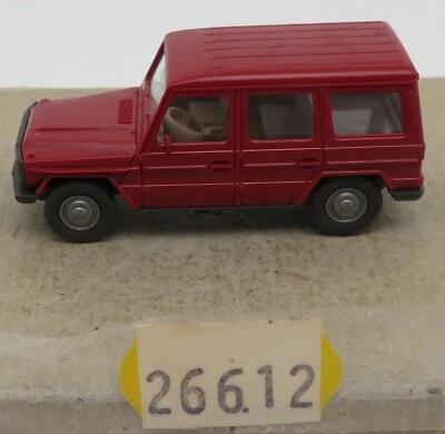 Micro WIKING Ho 1/87 Mercedes Benz 230 G 4X4 Rosso Castano No. Box #266 - Immagine 1 di 4