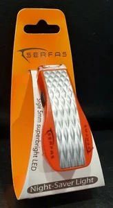 Serfas Night-Saver Bike Light - single 5mm Super Bright LED. *NEW* Inc Batteries - Picture 1 of 5