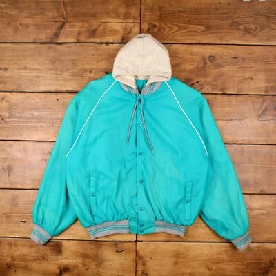 Vintage Bass Pro Shops Outdoor Jacket 2XL 90s USA Made Blue — 第 1/4 张图片