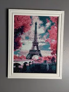 Pintura Diamante Completa y Enmarcada - Torre Eiffel - Imagen 1 de 6