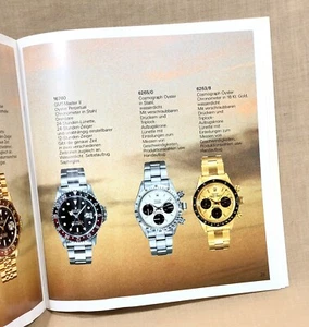 ROLEX 1984 Catálogo Vintage Alemán Alemán 16750 6265 1016 16550 16800 16660 / - Imagen 1 de 12