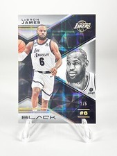 LEBRON JAMES 2022-23 Panini Black Holo Gold - Los Angeles Lakers #2/5 No. 31