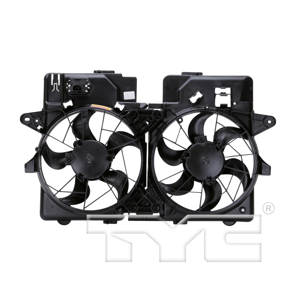 Conjunto de ventilador de radiador y condensador doble TYC para Mercury Mariner 2005 3,0 L Foto 1 de 4