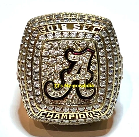 2018 ALABAMA CRIMSON TIDE FOOTBALL SEC CHAMPIONS CHAMPIONSHIP RING PLAYER Cover