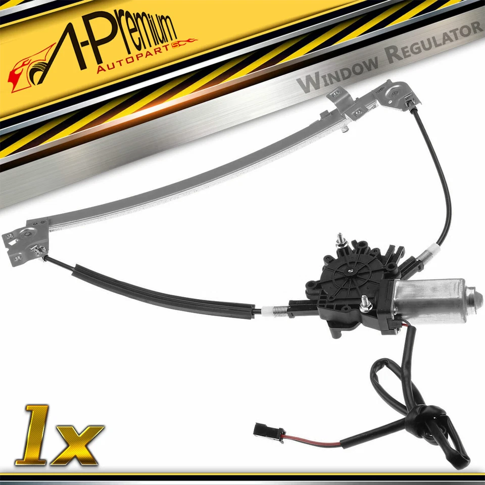 Regulador de ventana delantero derecho A-Premium con motor de 5 pines para Audi 100 200 5000 Quattro Foto 1 de 4