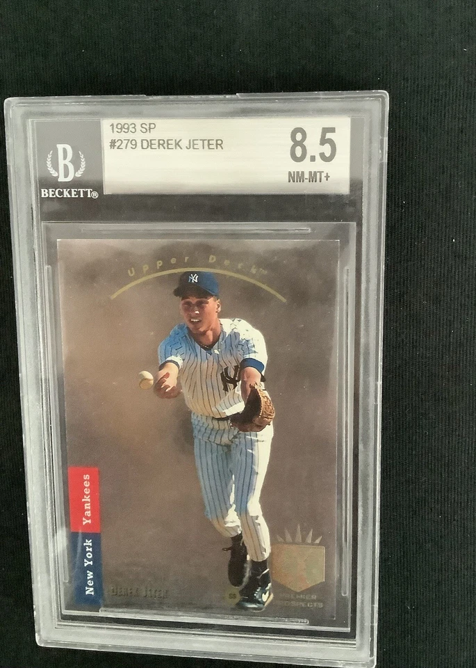 1993 Upper Deck SP #279 Derek Jeter HOF  Rookie BGS 8.5 Yankee - Image 1 of 1