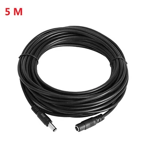 Hiseeu 15ft 5.5mm x 2.1mm 12V DC Power Extension Cable for Security IP Camera - Picture 1 of 3