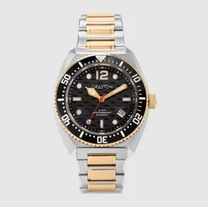 Reloj de buceo Grayton GR80016AG Gold Coast para hombre. Ver descripción para más detalles. - Imagen 1 de 8