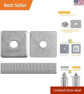 Lavaggio Quadrati Acciaio Inox 304 Resistente 50 Pezzi - Foto 1 di 9