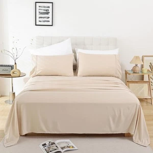 Queen Size Sheet Set - Luxury Soft Comfy Bed Sheets, Breathable Cooling Hotel... - Picture 1 of 6