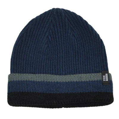 ¡Nuevo! Gorro de invierno Steve Madden tejido acanalado con puños Foto 1 de 3