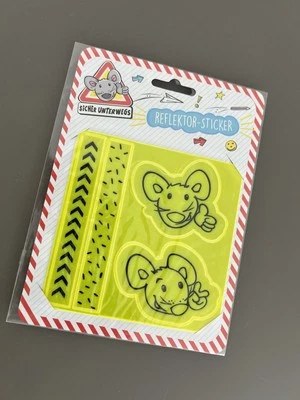 Reflektor-Sticker+Kinder Im Verkehr sicher unterwegs+OVP+NEU+ - Bild 1 von 2