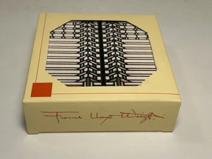 Juego de 4 posavasos absorbentes de ventanas Frank Lloyd Wright Ennis House usados en excelente estado en caja - Imagen 1 de 11