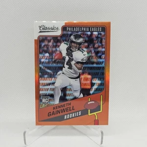 2021 Panini Classics Kenneth Gainwell Eagles Orange SSP/10 Rookie #189 9505 - Foto 1 di 3