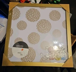 Floral Magnetic Board with Lace Flower Magnet, Decorative Memo Board and magnet - Picture 1 of 1