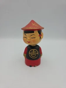 Vintage 1950er japanische orientalische Nodders Wackelkopf 6" Frau Made in Japan - Bild 1 von 19