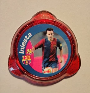 INIESTA # 24 FC.BARCELONA TAZO KRAKS  2007/08 PANINI  - Imagen 1 de 2