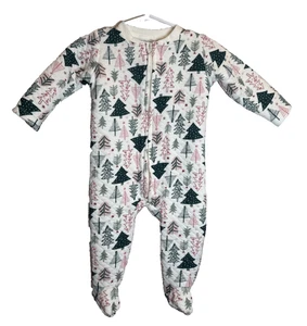Chick Pea Sleeper Christmas Trees Size 6-9 Months Unisex Holiday Festive Winter - Picture 1 of 13