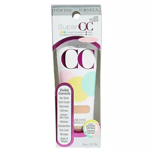 Physicians Formula Super CC+ Color-Correction + Care CC+ Cream SPF 30, Light/Med - Picture 1 of 5