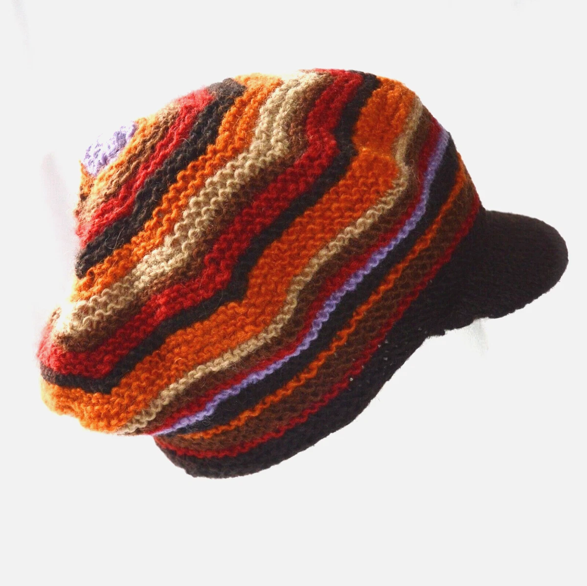 Horror-Shop Reggae Mütze Mit Rasta Zöpfen – Buntes Karneval Accessoire Für Fasching, Mottopartys