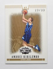 2007-08 Topps Triple Threads Gold #47 Andrei Kirilenko 23/33