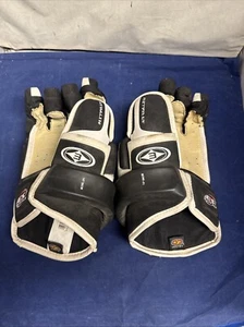 Guanti Easton S3 [14” 36 cm M] Stealth Ice Roller Hockey Giocatore Nero/Bianco - Foto 1 di 17