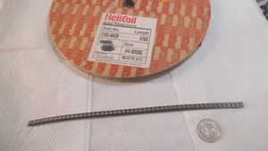 Qty 50 pieces Heli-Coil 4-40 thread inserts, 1185-04CN, point 168 long, tanged - Picture 1 of 3