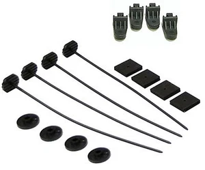 Electric Fan Tie Straps with Clips Radiator Mount Kit Bracket 888-1 - Picture 1 of 1