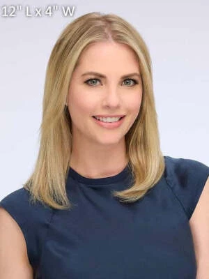 easiPieces 12" L x 4" W Top Piece by Jon Renau, All Colors, Medium Straight TP - Image 1 of 4